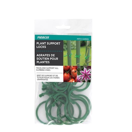 Panacea Panacea 8.07 in. H Green Plastic Plant Locks 89965A